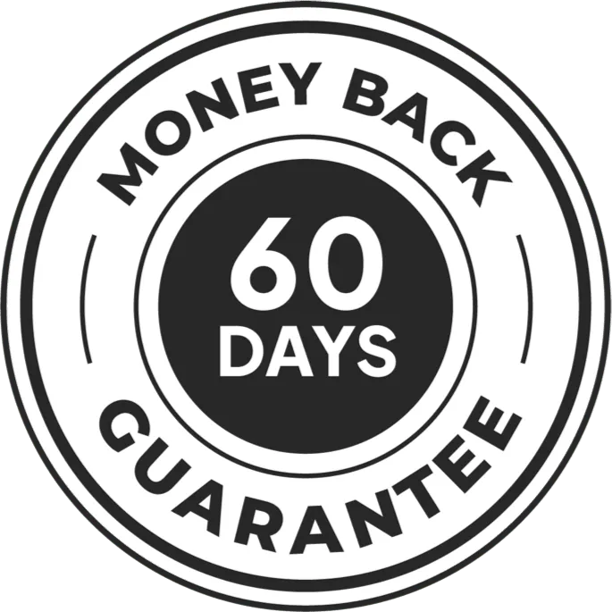 60 day 100% money back gurantee